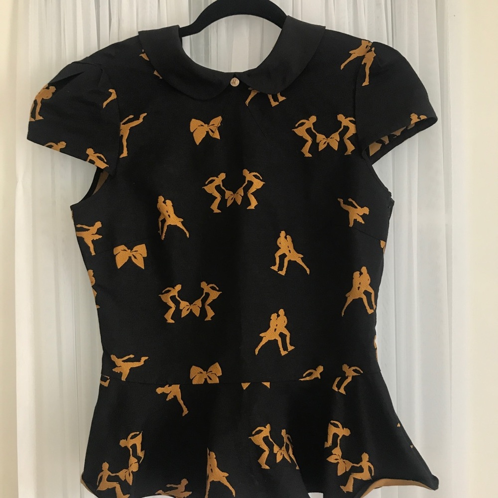Ted baker peplum top